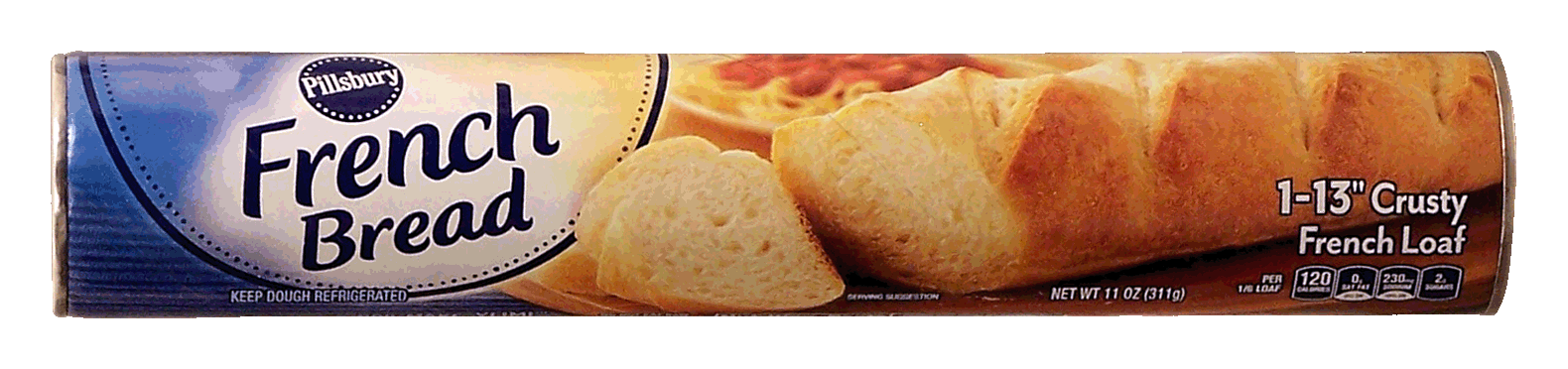 Pillsbury  crusty french loaf, makes a 13-inch loaf Full-Size Picture